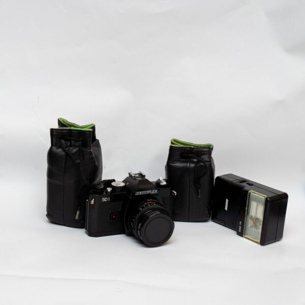 Revueflex SD1 (Chinon CS-4) set with 50/1.9, 35/2.8, 135/2.8 japanese camera and lenses