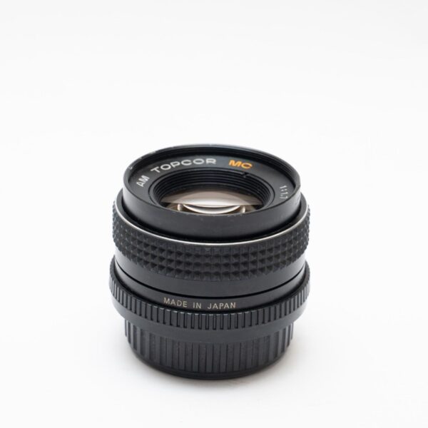 AM Topcor MC 55/1.7 lens.