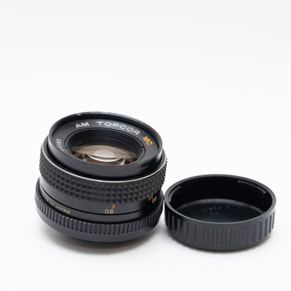 AM Topcor MC 55/1.7 lens.