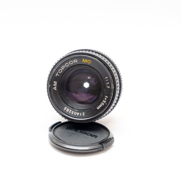 AM Topcor MC 55/1.7 lens.