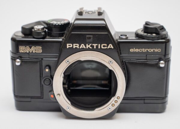 Praktica BMS; Pentacon Prakticar 50/1.8 MC.
