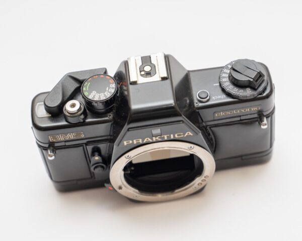 Praktica BMS; Pentacon Prakticar 50/1.8 MC.