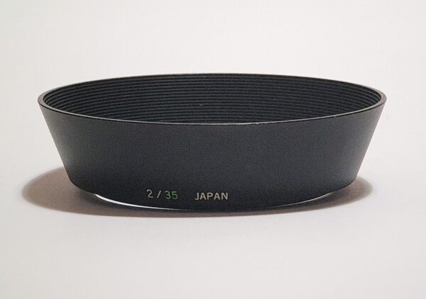 Original metal sun visor for Olympus Zuiko 35/2.