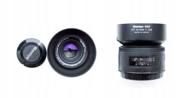 Mamiya 645 AF camera with 4 lenses: 55mm, 80mm, 150mm and 210mm - Image 8