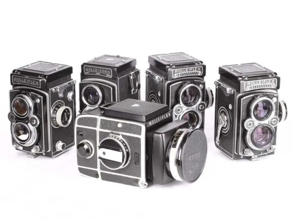 Rolleiflex 3.5C (K4C) cameras with Planar 3.5/75mm lens