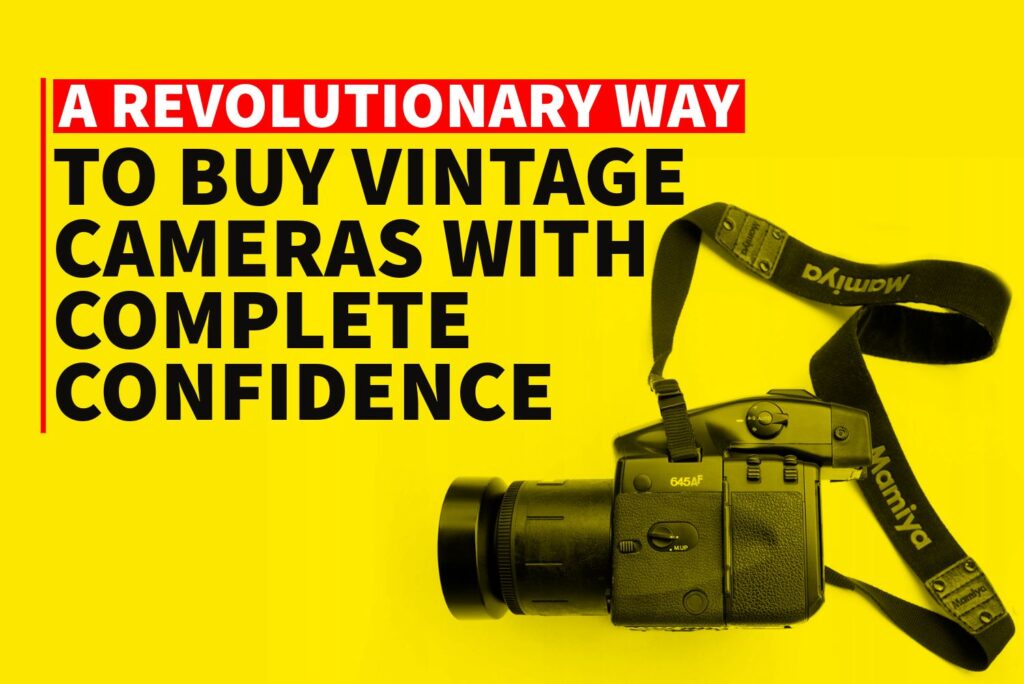 A revolutionary way to buy vintage cameras with complete confidence thanks to our vintage camera payment plans.